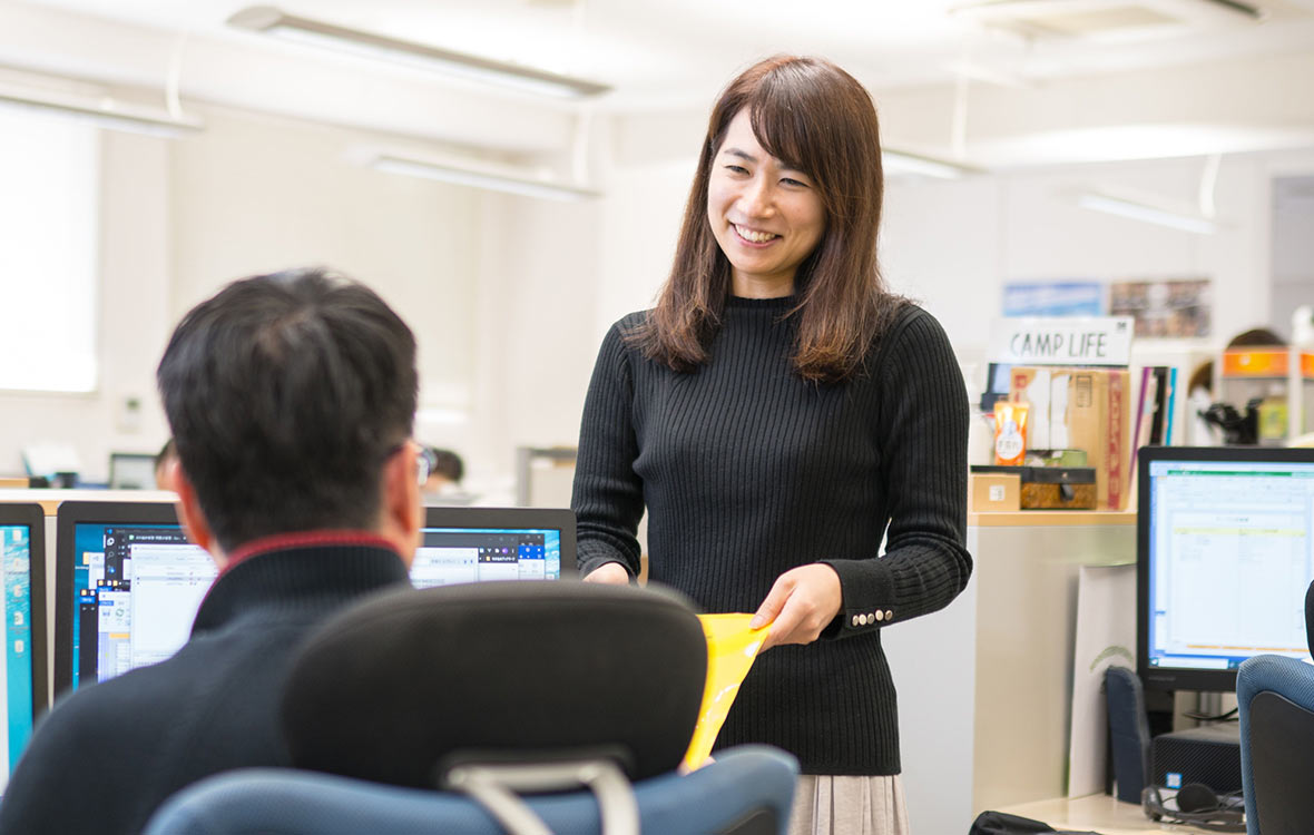 インタビュー写真